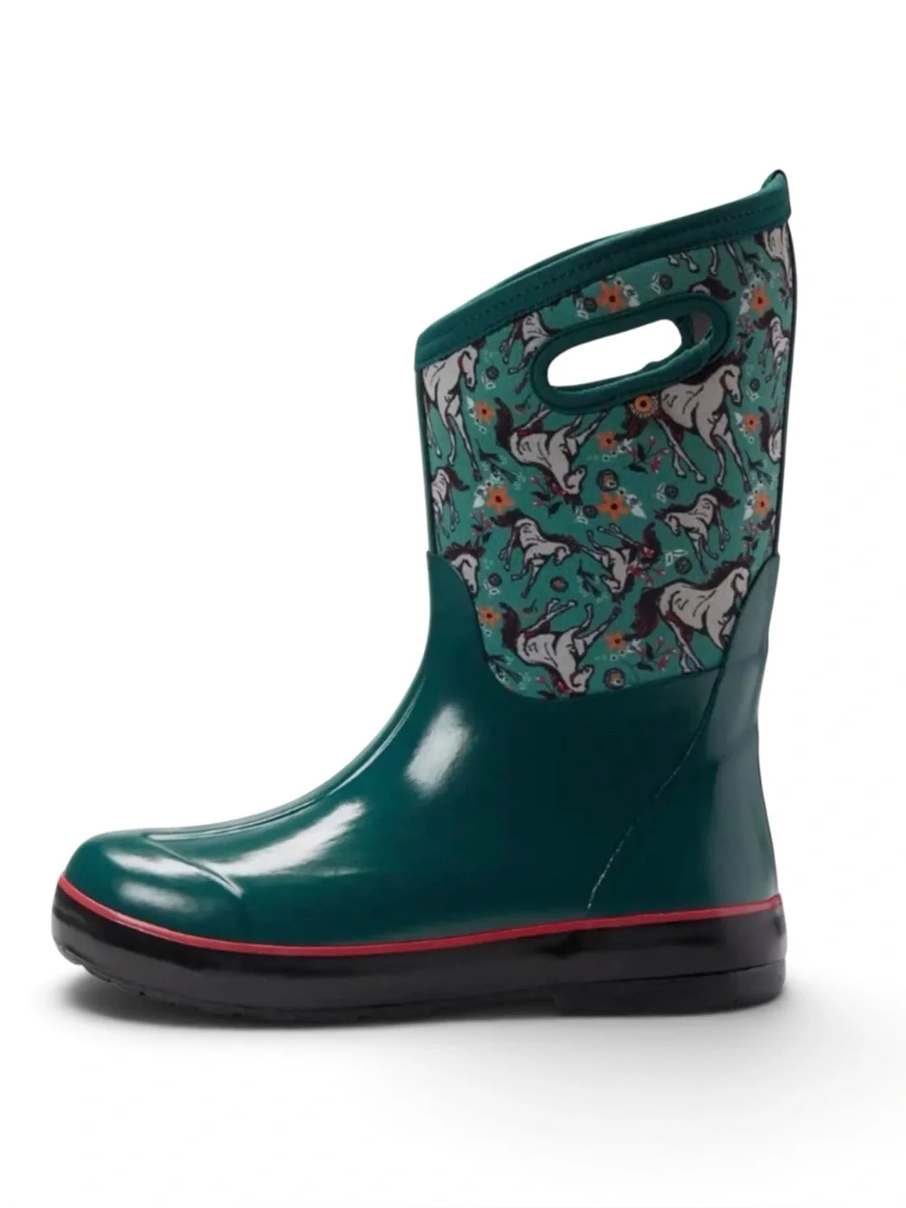 NEW Bogs Classic 11 Teal Rain Snow Unicorn Awesome Insulated Boots Big Kids 5